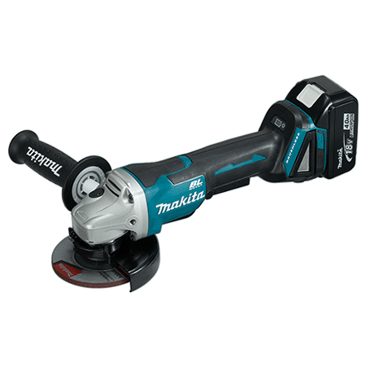 Picture of Makita | MAK/DGA455RFJ | Cordless Angle Grinder 115mm | (18V Li-Ion) Brushless Motor, Paddle Switch