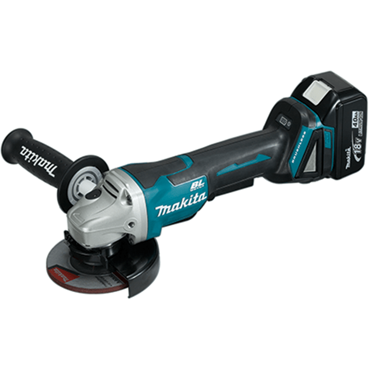 Picture of Makita | MAK/DGA455RFJ | Cordless Angle Grinder 115mm | (18V Li-Ion) Brushless Motor, Paddle Switch