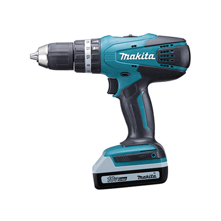 Picture of Makita | MAK/HP457DWE | Cordless 18V Percussion Driver Drill 13mm