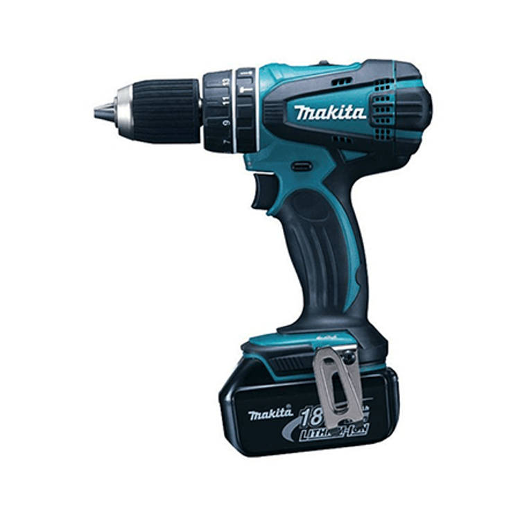 Picture of Makita | MAK/DHP456RFE | Cordless Percussion Driver Drill 18V LXT Li-Ion - 13mm