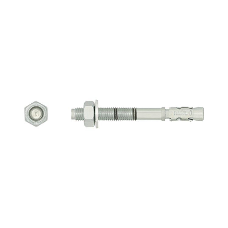 RAWLPLUG | R-XPT-16140/20 - Throughbolt  R-XPT Zinc Plated  M16X140mm - Box of 25